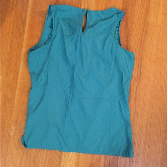 Banana Republic blue/green blouse - Picture 2 of 3